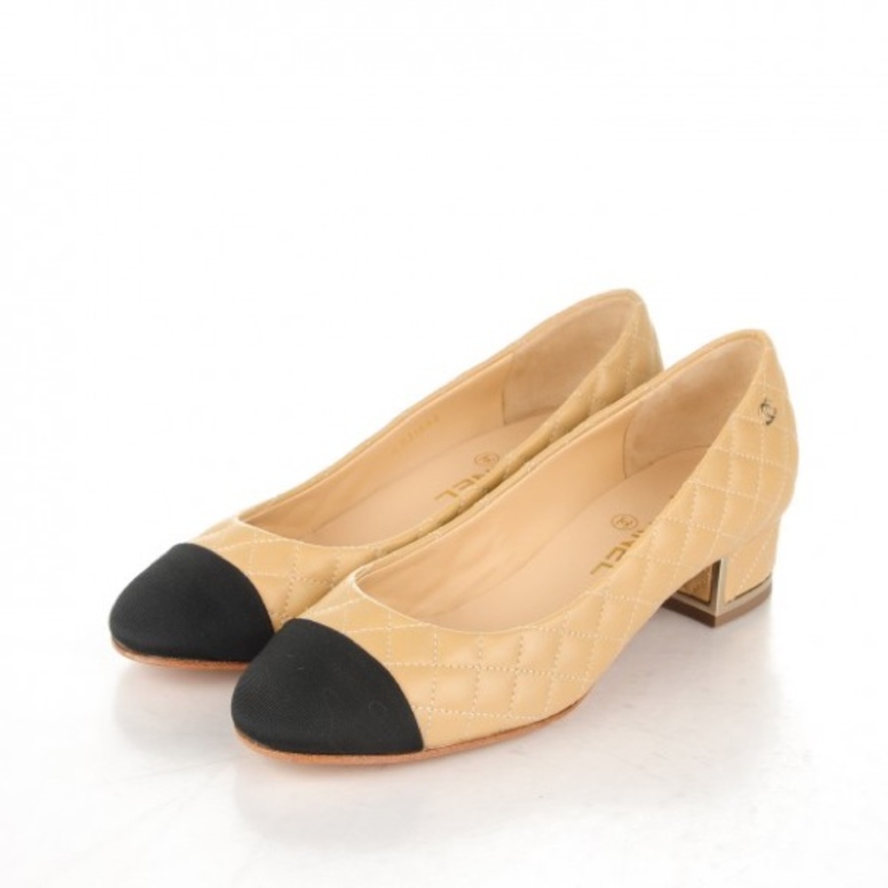 Chic Two-Tone Quilted Women's Shoes